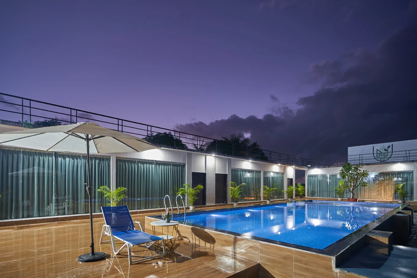 Modern architectural facade